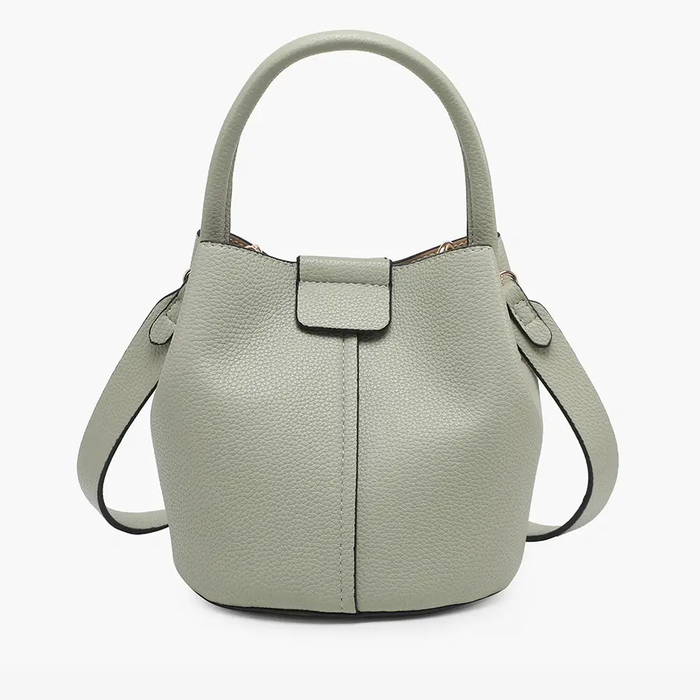 Farah Bucket Bag - Light Sage