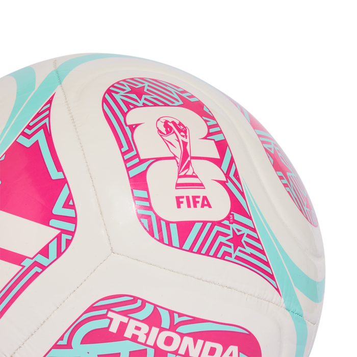 adidas FIFA World Cup 26™ Trionda Club Ball | White / Flash Aqua / Shock Pink