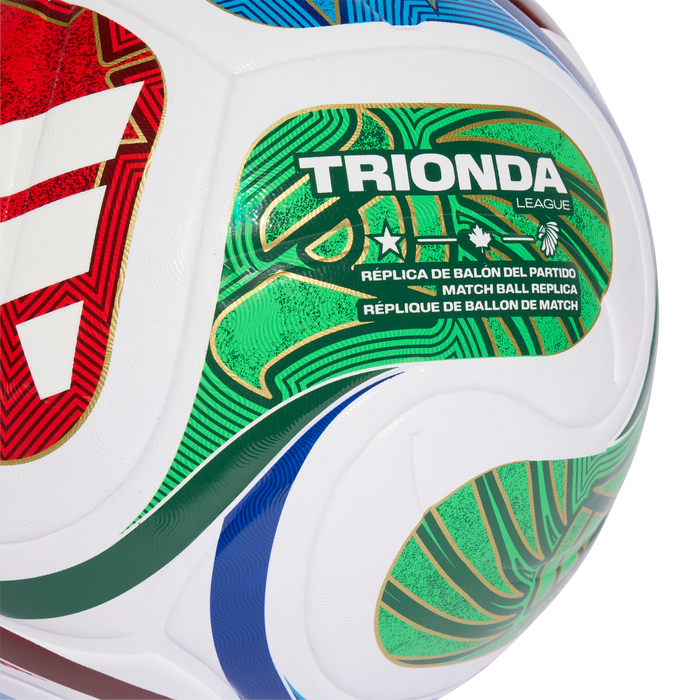 adidas FIFA World Cup 26™ Trionda League Ball | White / Royal Blue / Solar Blue / Power Red