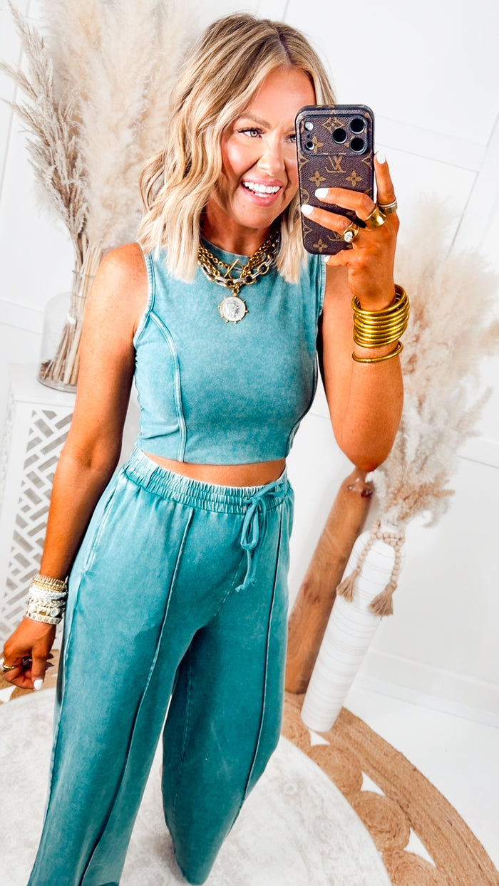 -FINAL SALE- The Drift Away Set-Teal