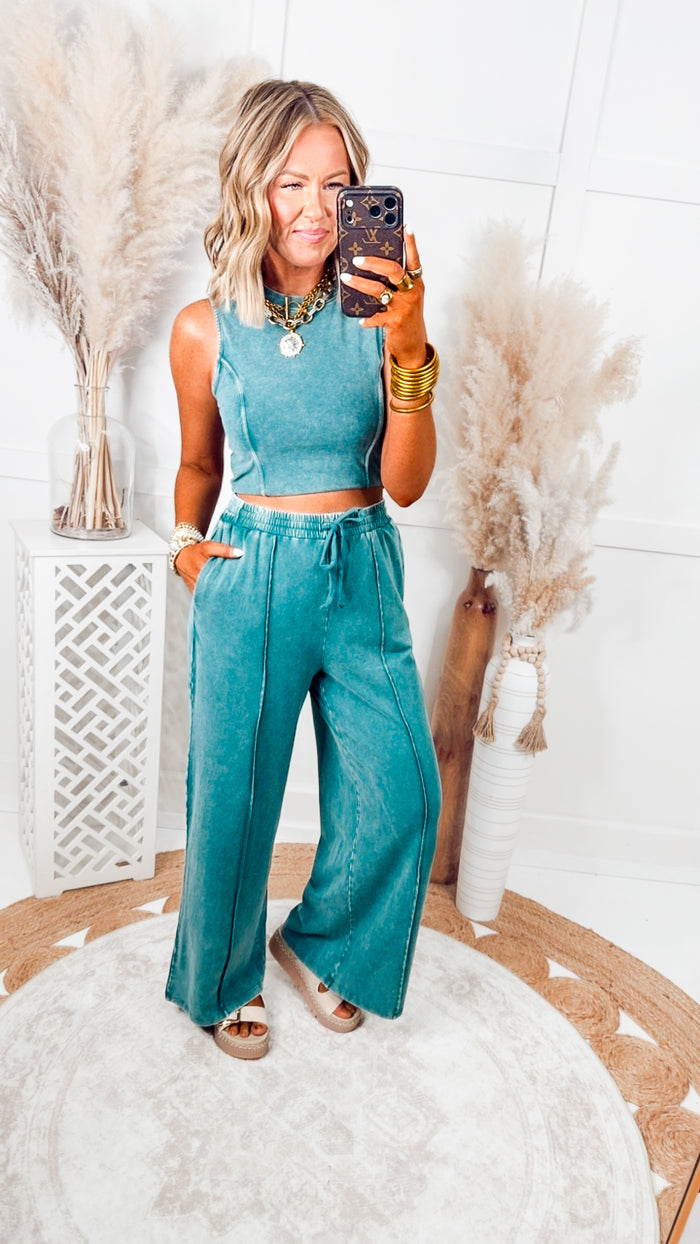 -FINAL SALE- The Drift Away Set-Teal