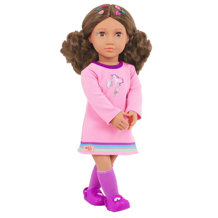 Our Generation 18-inch Doll Finley & Stickers