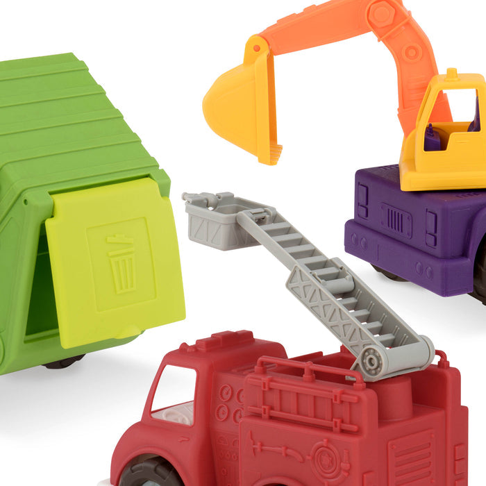 3 toy vehicles for toddlers and kids.