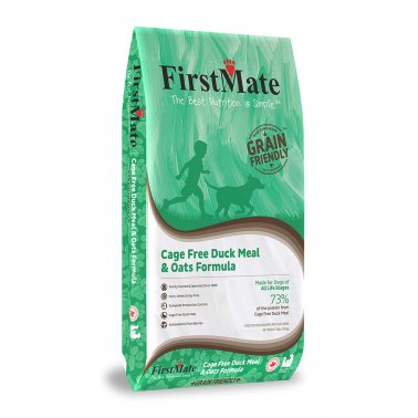 FirstMate Grain Friendly Cage-Free Duck & Oats Formula Dry Dog Food