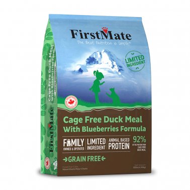 FirstMate Limited Ingredient Cage-Free Duck with Blueberries Dry Cat Food