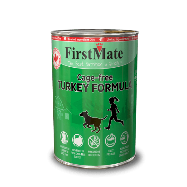 FirstMate Limited Ingredient Cage Free Turkey Formula Canned Dog Food