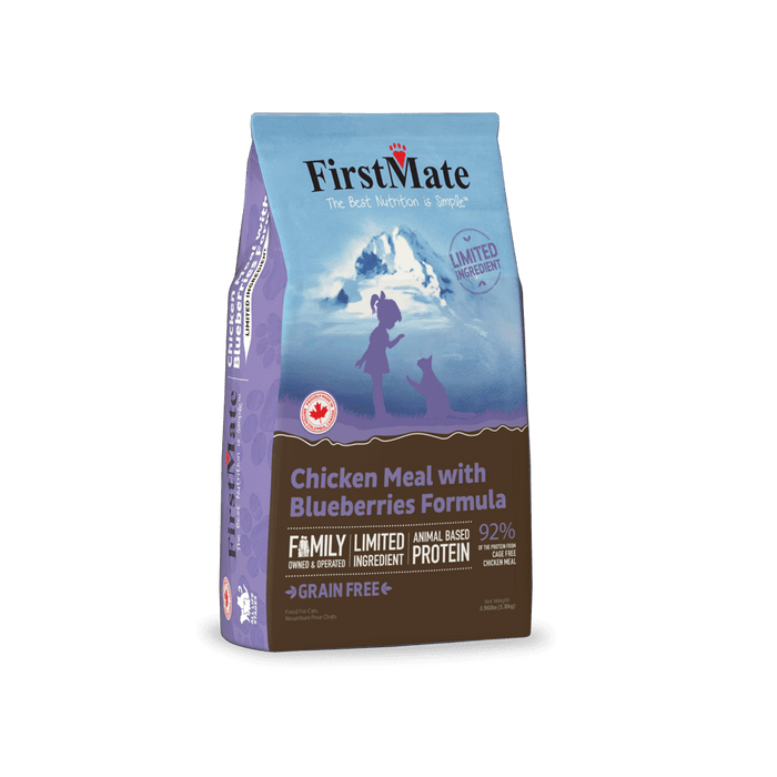 FirstMate Limited Ingredient Chicken Meal with Blueberries Dry Cat Food