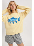 Fish Stories Crewneck Sweater