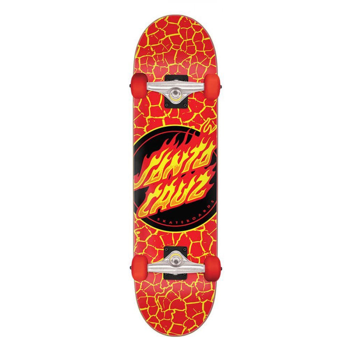 Flame Dot Large Complete Skateboard 8.25