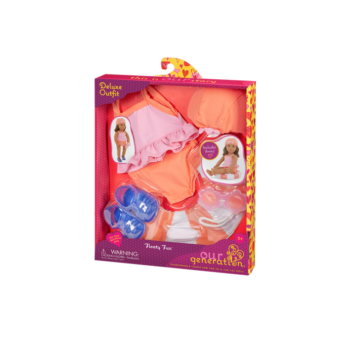Our Generation Deluxe Outfit Floaty Fun for 18-inch Dolls