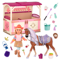 Floe & Equestrian Playset - Glitter Girls