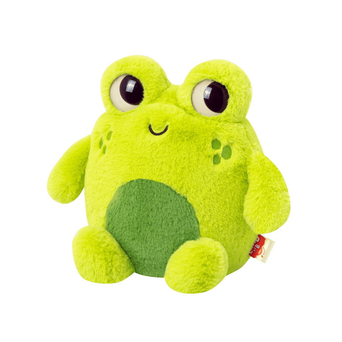 Plush frog.