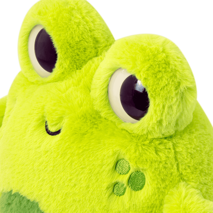 Plush frog.