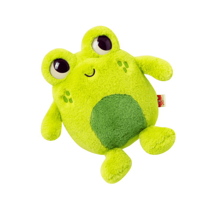 Plush frog.