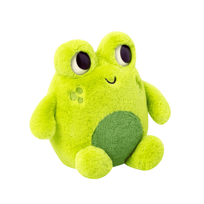 Plush frog.