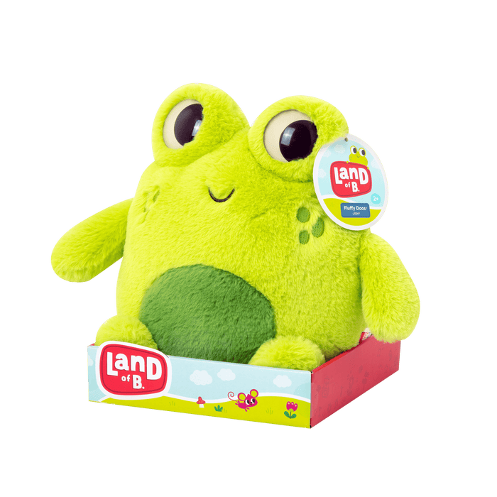 Plush frog.