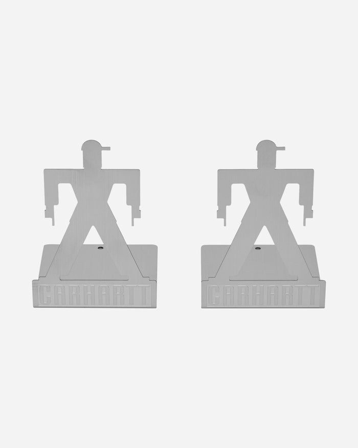 Carhartt WIP Foundation Bookends Silver Home Decor Wall Decor I034892 95XX