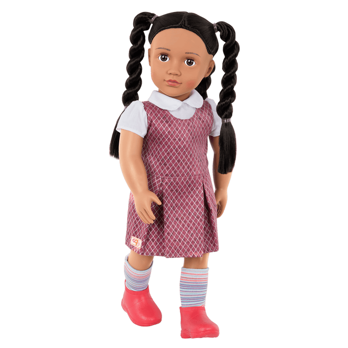 Our Generation Doll Frederika & School Desk Bundle