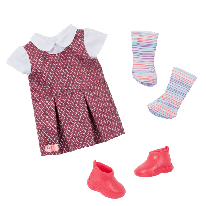 Our Generation Doll Frederika & School Desk Bundle