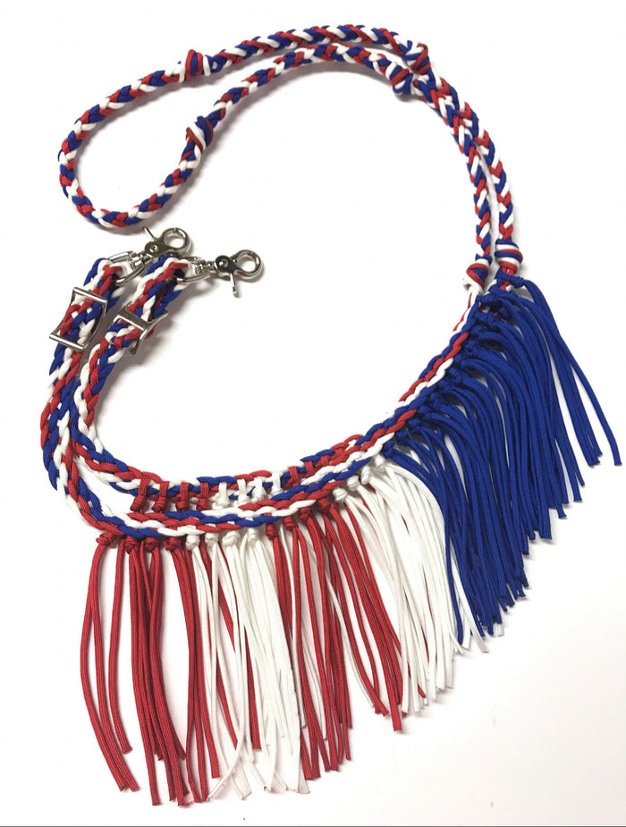 Fringe Barrel Reins - Tiffanys Braided Tack LLC