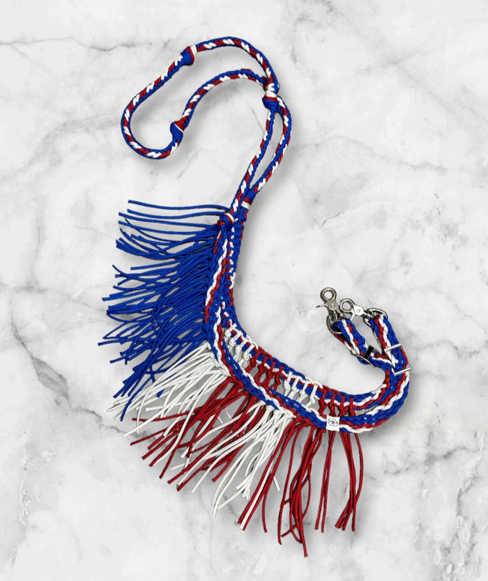 Fringe Barrel Reins - Tiffanys Braided Tack LLC