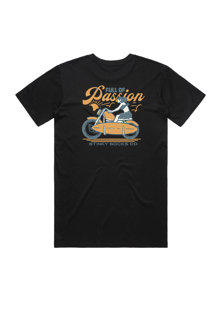 Full Of Passion Tee Black