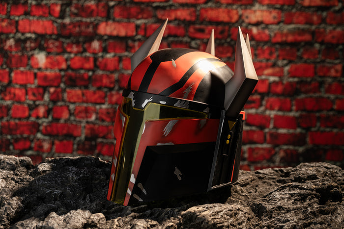 Gar Saxon Helmet - SW Mandalorian Resin Replica - Adult Halloween Prop