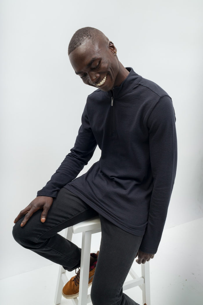Geovanny | Men's Anti-Stain Quarter Zip Shirt
