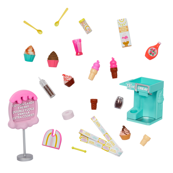 Glitter Girls soft serve ice cream playset