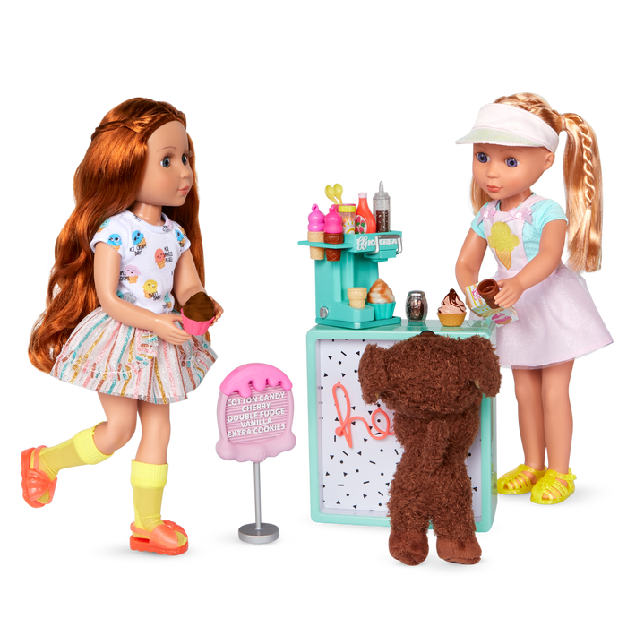Glitter Girls soft serve ice cream playset