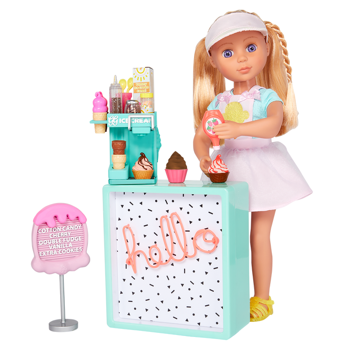 Glitter Girls soft serve ice cream playset