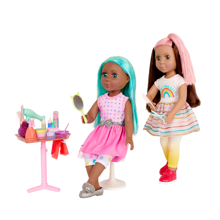Glitter Girls hair salon playset
