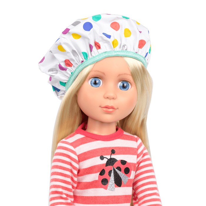 Two 14-inch dolls using travel bag and accessory playset