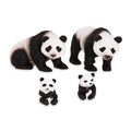 panda black white