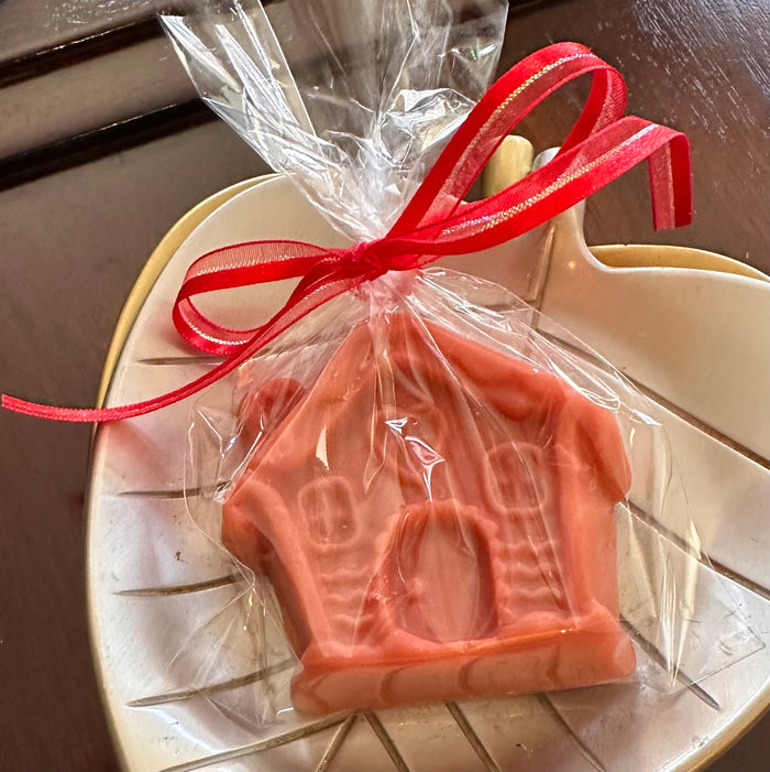 Gingerbread House Organic Soap with Cinnamon, Orange & Clove