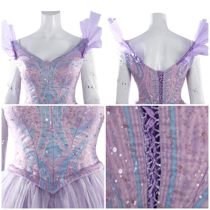Glinda Dress Adult - Wicked Part Two Costume - Glinda Wicked Formal Dress