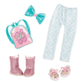 Star-themed clothes for 14-inch doll