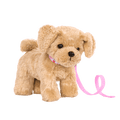 6-inch Posable Golden Poodle Pup for 18-inch Dolls
