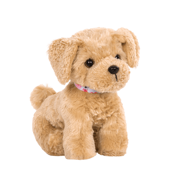 6-inch Posable Golden Poodle Pup for 18-inch Dolls