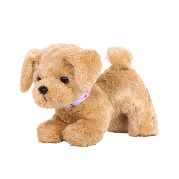 6-inch Posable Golden Poodle Pup for 18-inch Dolls