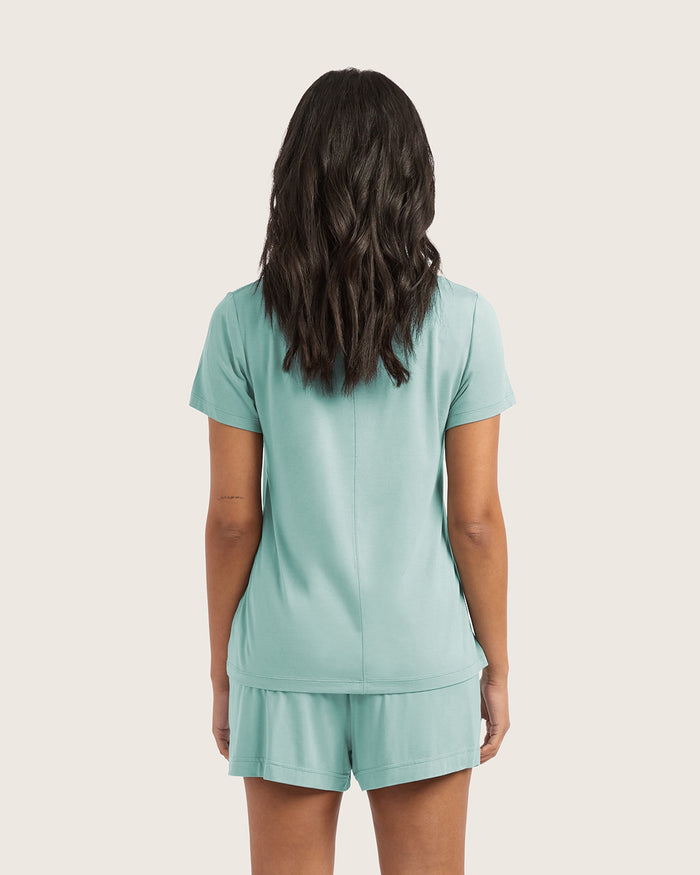 Goodnight Sleep Tee - Seafoam