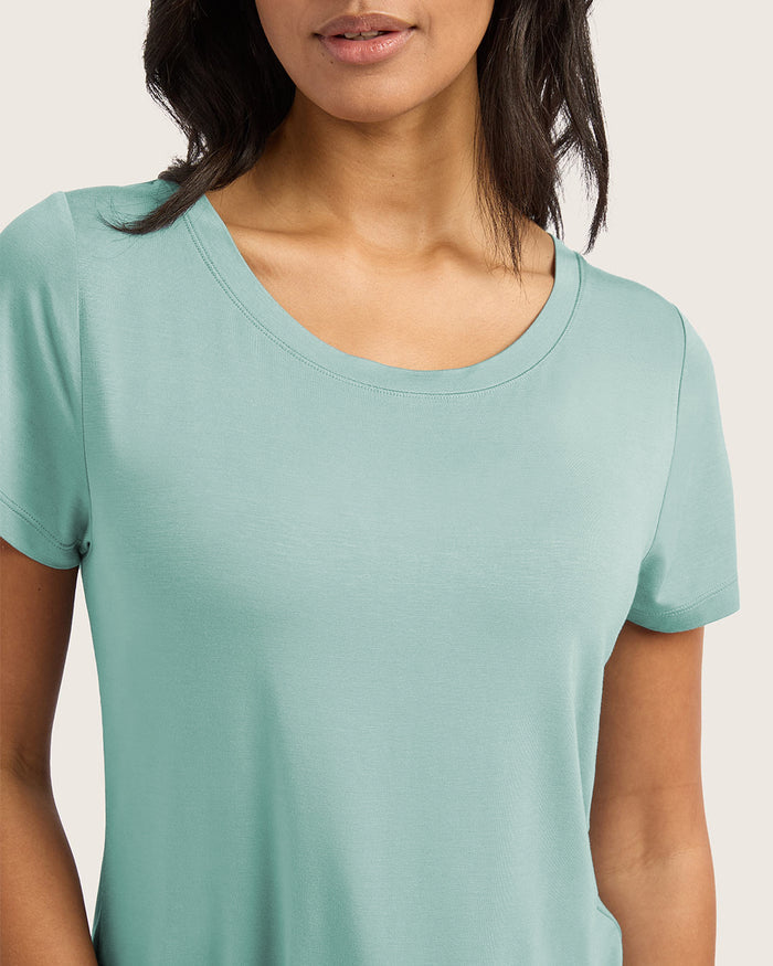Goodnight Sleep Tee - Seafoam