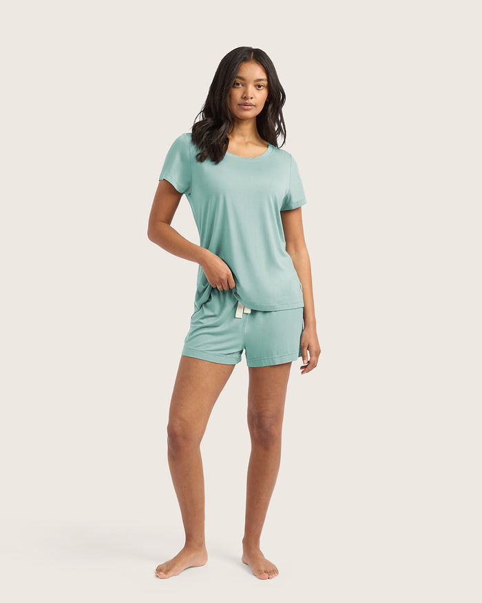 Goodnight Sleep Tee - Seafoam