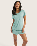 Goodnight Sleep Tee - Seafoam