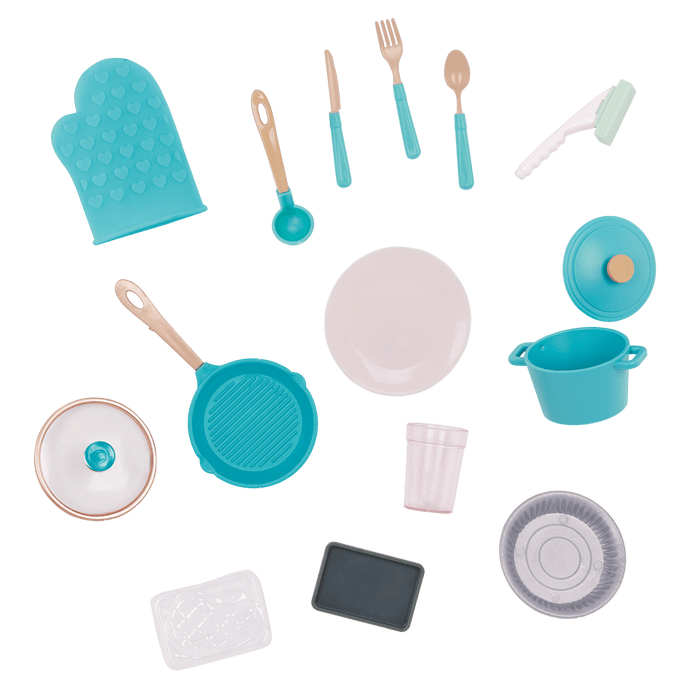 Our Generation Pink Gourmet Kitchen Playset for 18-inch Dolls