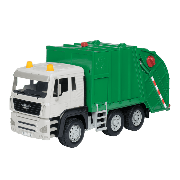 Large Green Recycling Truck