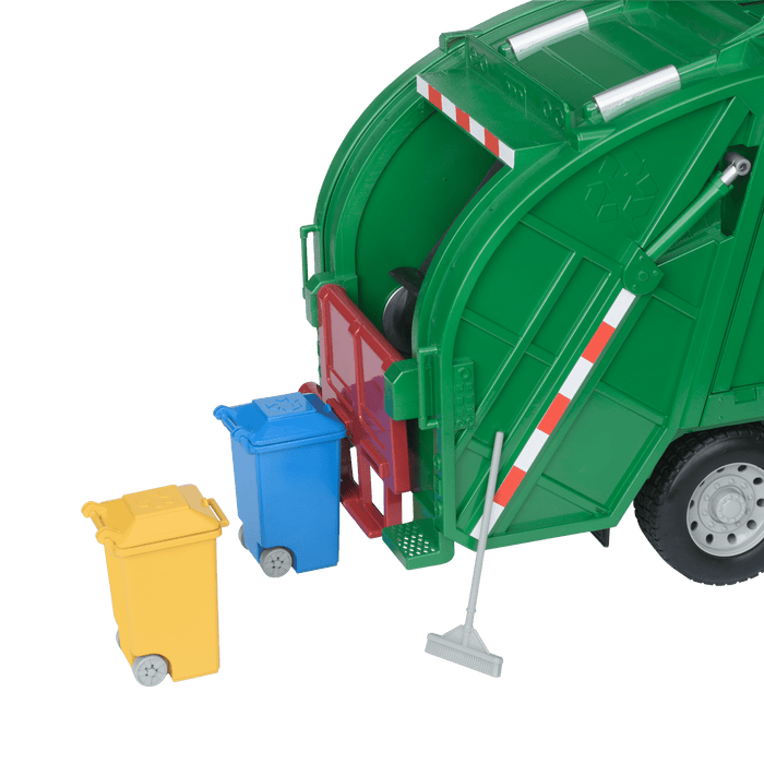 Large Green Recycling Truck