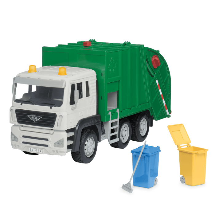 Large Green Recycling Truck