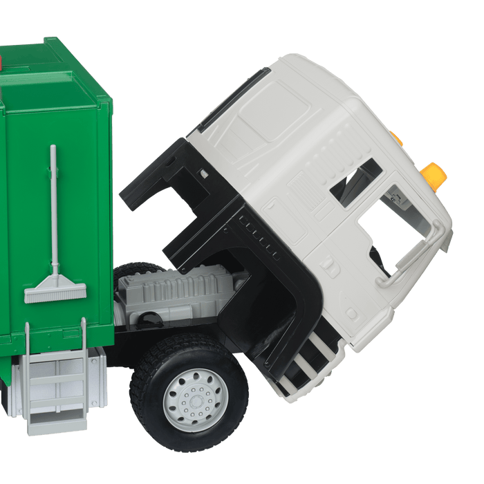 Large Green Recycling Truck