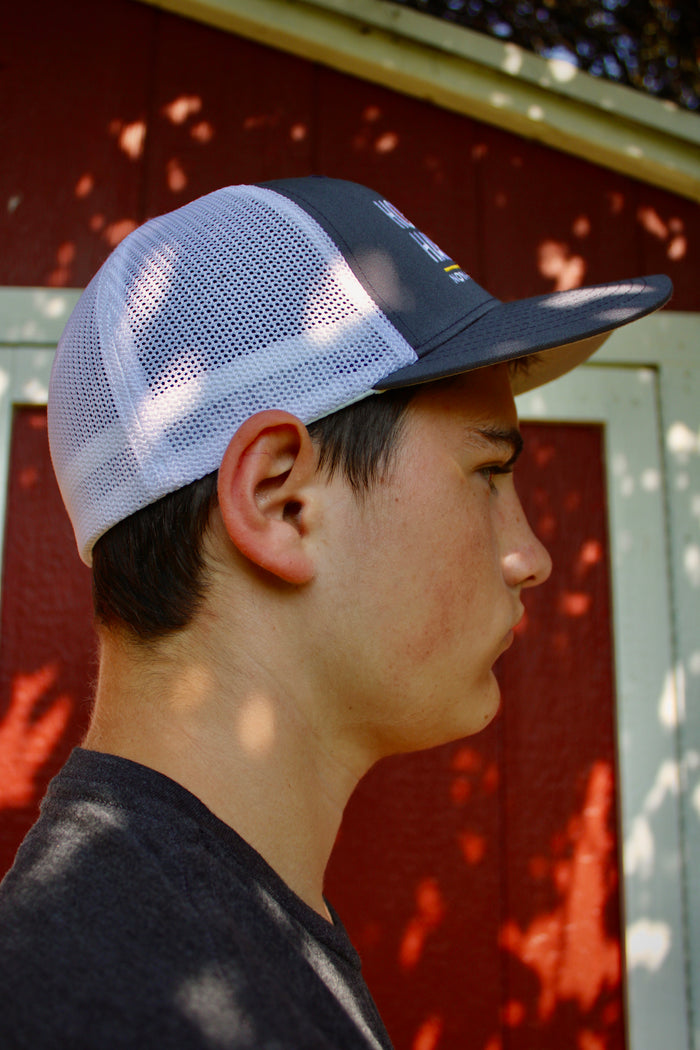 Grey & White Homestead Harvest Hat